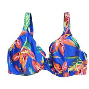 PRIMADONNA‎ Latakia Swim Bikini Top 34D Beach Vacation Resortwear Pool Tropical